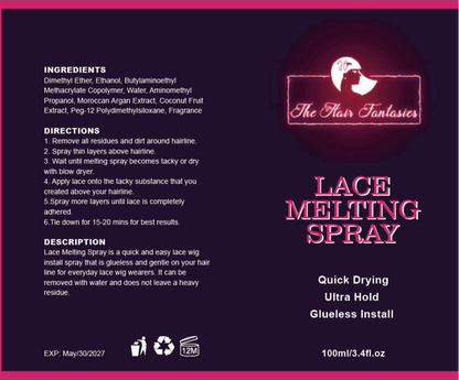 ✨LACE MELTING SPRAY✨